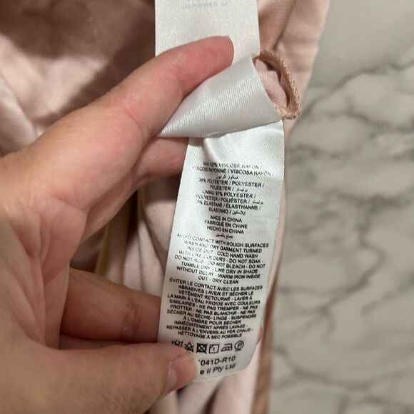 Significant Other T Back Satin Midi Dress - Picture 9 of 9